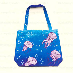 Zipper Tote Bag - Jellyfish